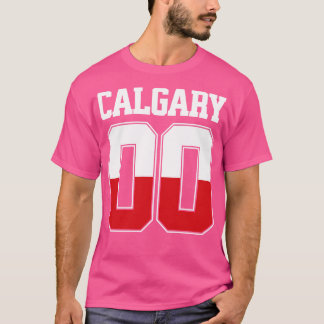 Calgary 00 Stampeders Design Front and Back print T-Shirt
