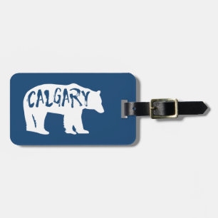 Calgary Alberta Bear Luggage Tag