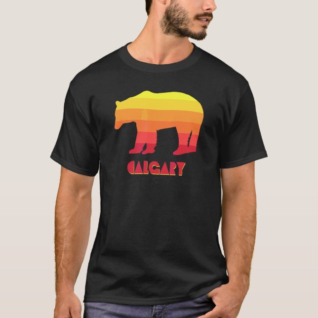 Calgary Alberta Bear T-Shirt (Front)