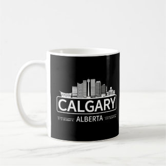 Calgary Alberta Cityscape Travel To Calgary  Coffee Mug