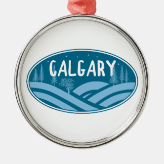 Calgary Alberta Outdoors Metal Tree Decoration