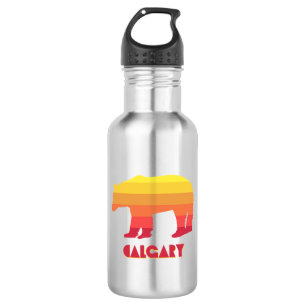 Calgary Alberta Rainbow Bear 532 Ml Water Bottle