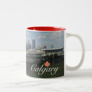 Calgary Alberta Two-Tone Coffee Mug