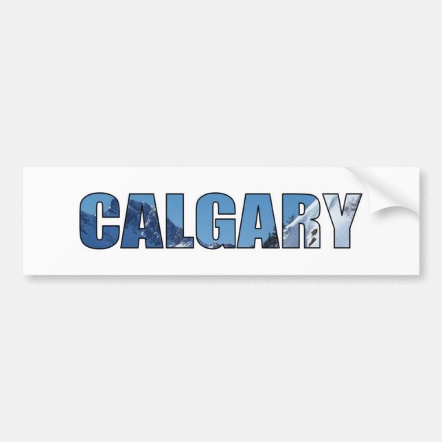 Calgary Bumper Sticker (Front)