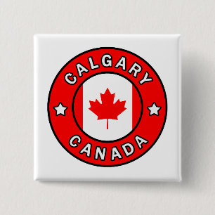 Calgary Canada 15 Cm Square Badge