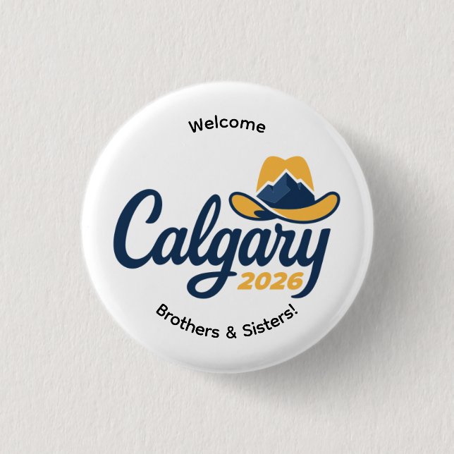 Calgary Canada 2026 International Convention Pin (Front)