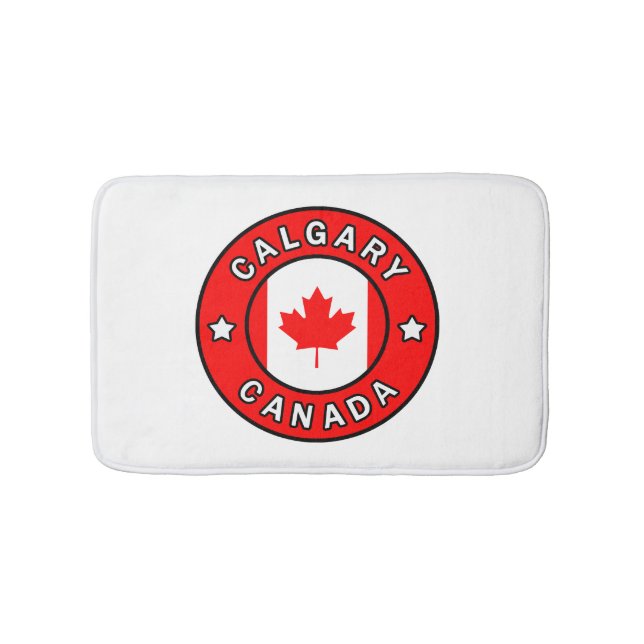 Calgary Canada Bath Mat (Front)