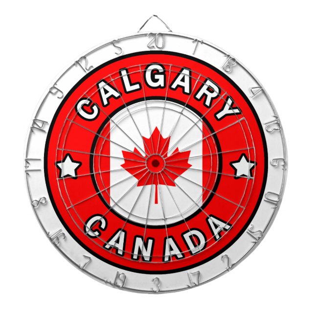 Calgary Canada Dartboard (Front)
