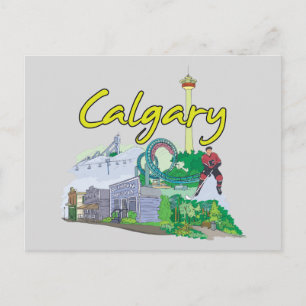 Calgary, Canada Famous City Postcard
