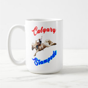 Calgary Canada Horses July Riders Calgary Stampede Coffee Mug