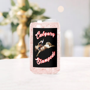 Calgary Canada Hourse July Riders Calgary Stampede Can Glass