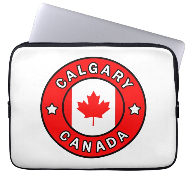 Calgary Canada Laptop Sleeve (Front)