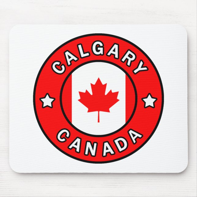 Calgary Canada Mouse Mat (Front)