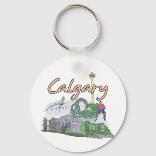 Calgary - Canada.png Key Ring