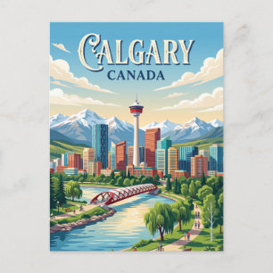 Calgary, Canada Postcard