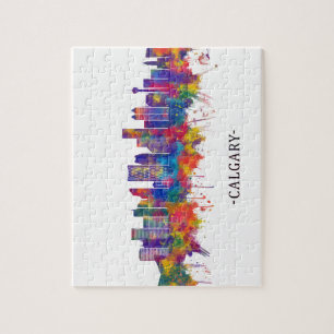 Calgary Canada Skyline Jigsaw Puzzle