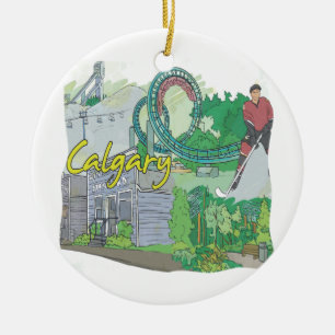 Calgary Ceramic Tree Decoration