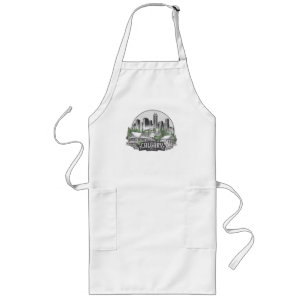 Calgary City Canada USA Long Apron