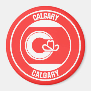 Calgary Columbia Round Emblem Magnet