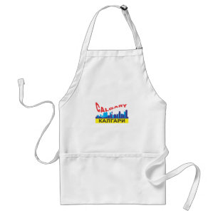 Calgary cyrillic standard apron