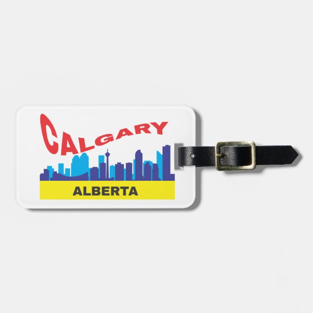 Calgary Luggage Tag (Front Horizontal)