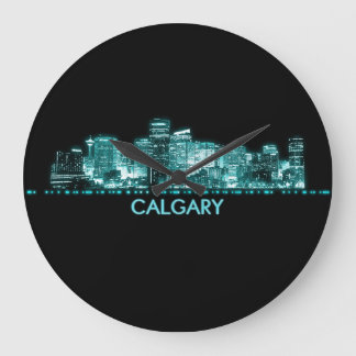 Calgary Skyline Large Clock