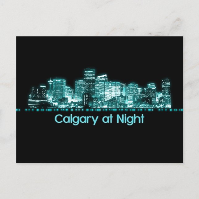 Calgary Skyline Postcard (Front)