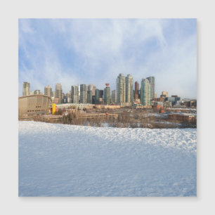 Calgary Skyline Winter Wonderland