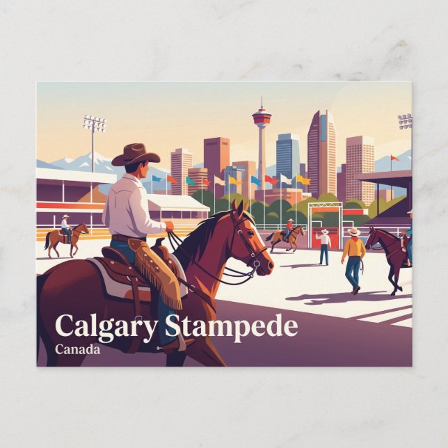 Calgary Stampede Canada Postcard (Front)