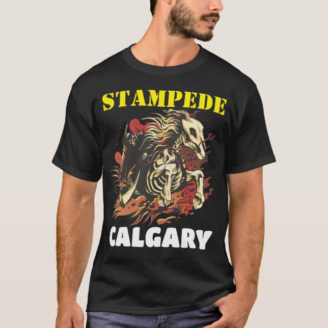 Calgary Stampede Rodeo Show Design T-Shirt (Front)