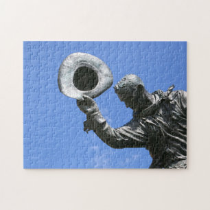 Calgary Stampede Statue. Jigsaw Puzzle