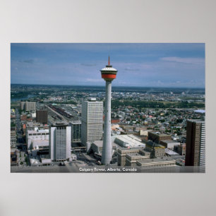 Calgary Tower, Alberta, Canada Poster
