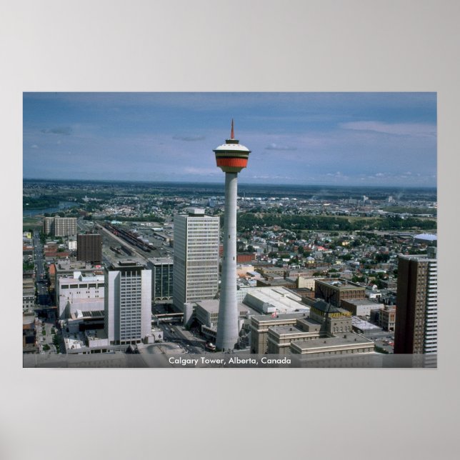 Calgary Tower, Alberta, Canada Poster (Front)