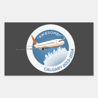Calgary Winter 2014 Rectangular Sticker