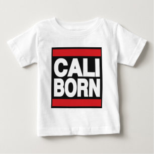 Cali Born Red Baby T-Shirt