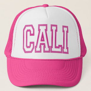 CALI California Trucker Hat (pink)