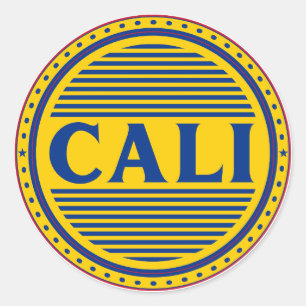 Cali City Pride Emblem – Colombian Identity Classic Round Sticker