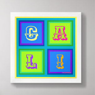 Cali Colombia modern colourful wall art Poster