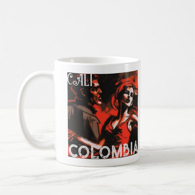 Cali Colombia Passionate About Salsa Dancing   Coffee Mug (Left)
