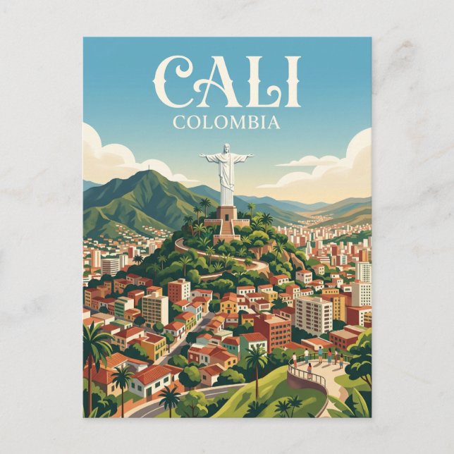 Cali Colombia Postcard (Front)