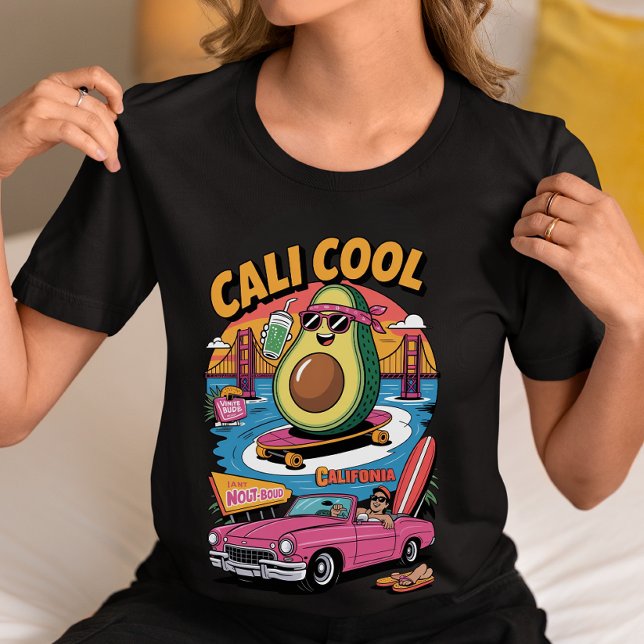 Cali Cool Avocado T-Shirt (Creator Uploaded)