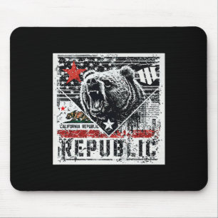 Cali Grizzly Grit – Graphic Tee Premium  Mouse Mat