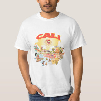 CALI Southern California Cartoon T-Shirt