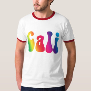 Cali Tie-Dye California Hippie Logo T T-Shirt