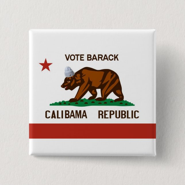 CaliBama Republic Button (Front)