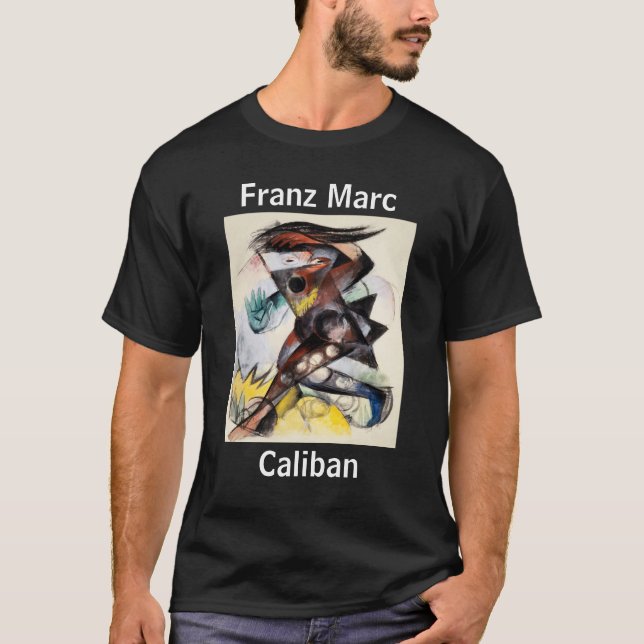 Caliban Franz Marc Abstract Painting T-Shirt (Front)