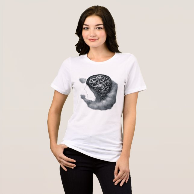 CalibrateMind Hoodie Tri-Blend Shirt (Front Full)