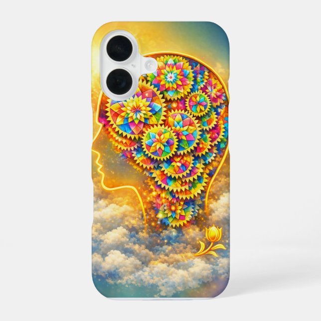 CalibrateMind iPhone 16 Case (Back)