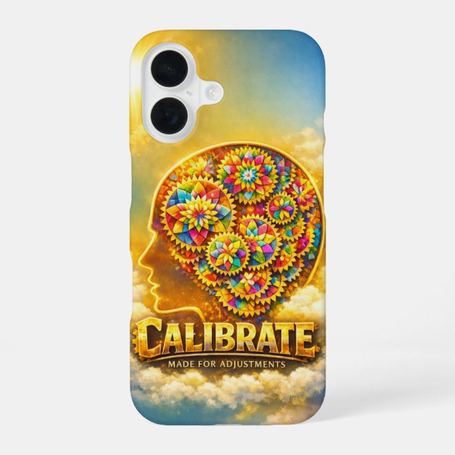 CalibrateMind iPhone 16 Case (Back)