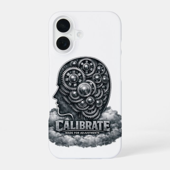 CalibrateMind iPhone 16 Case (Back)